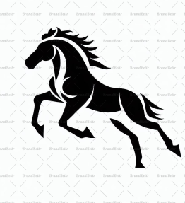Galoppierendes Pferd